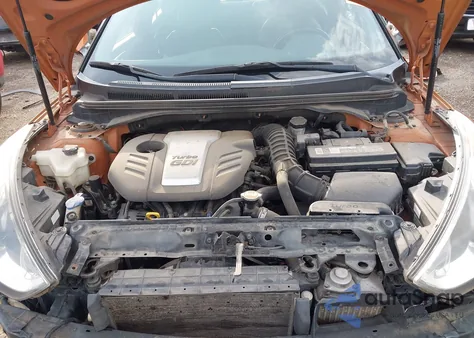 2015 Hyundai Veloster Turbo z USA, uszkodzony, nr VIN KMHTC6AE2FU244523